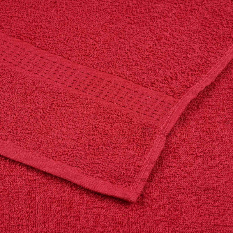 Ręczniki, FROGN, 2 szt., czerwone, 100x200 cm, 360 g/m²