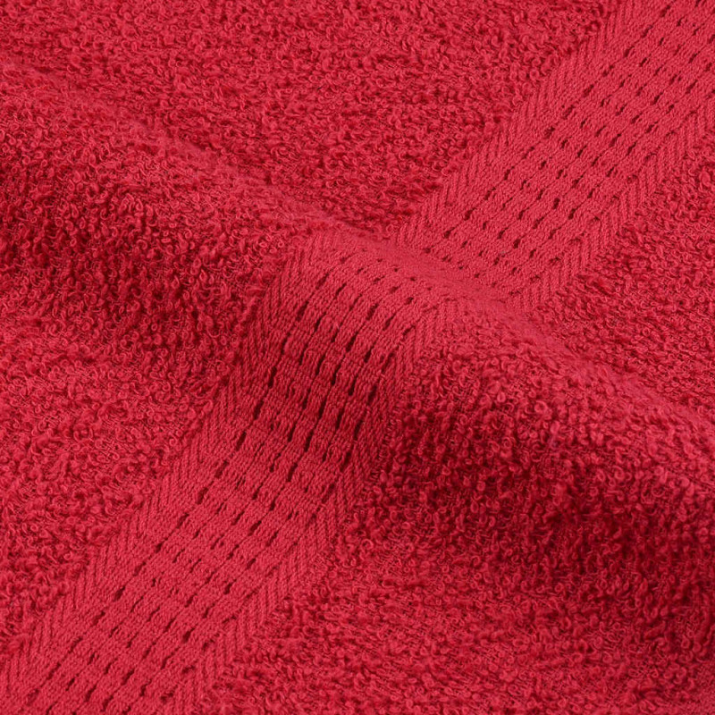 Ręczniki, FROGN, 10 szt., czerwone, 100x200 cm, 360 g/m²