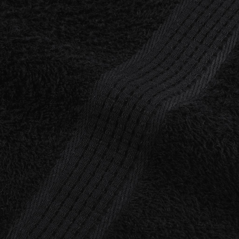 Ręczniki, FROGN, 4 szt., czarne, 30x30 cm, 360 g/m²