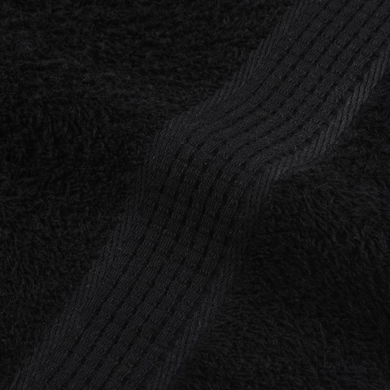 Ręczniki do rąk, FROGN, 2 szt., czarne, 50x100 cm, 360 g/m²