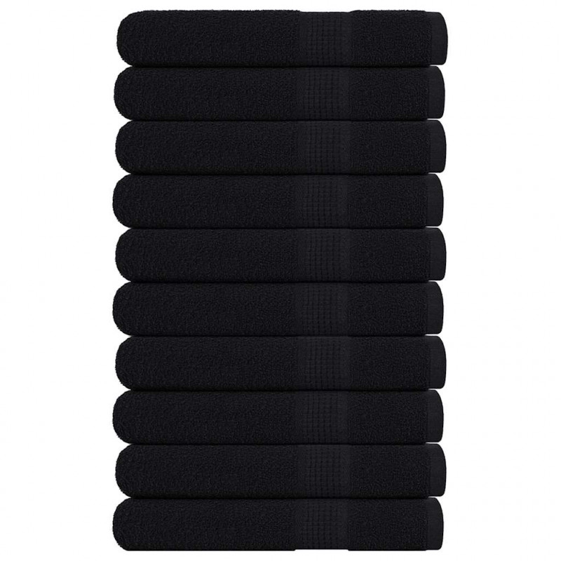 Ręczniki, FROGN, 10 szt., czarne, 100x200 cm, 360 g/m²