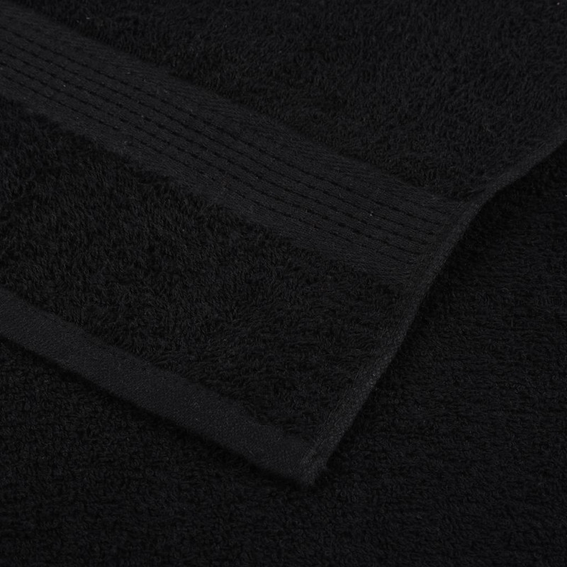 Ręczniki, FROGN, 10 szt., czarne, 100x200 cm, 360 g/m²
