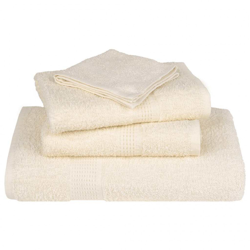 Ręczniki do rąk, FROGN, 4 szt, kremowe, 50x100 cm, 360 g/m²