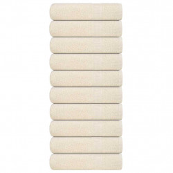 Ręczniki do rąk, FROGN, 10 szt, kremowe, 50x100 cm, 360 g/m²