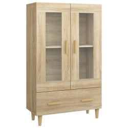Wysoka szafka, dąb sonoma 70x31x115 cm, materiał drewnopochodny