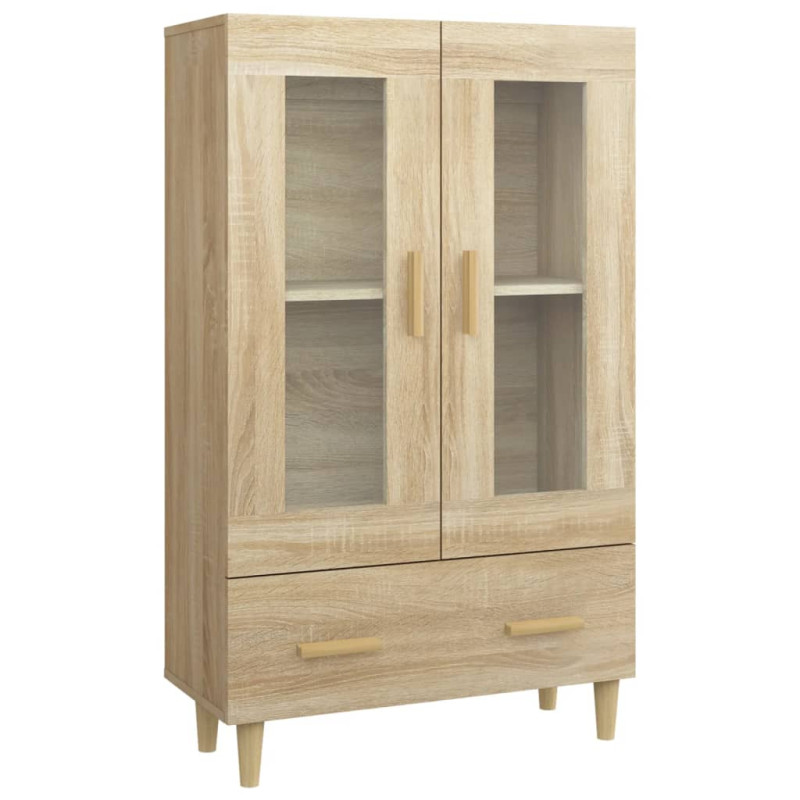 Wysoka szafka, dąb sonoma 70x31x115 cm, materiał drewnopochodny