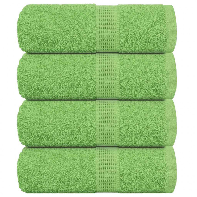 Ręczniki hotelowe, FROGN, 4 szt, zielone, 30x50 cm, 360 g/m²