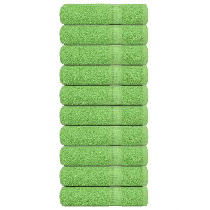 Ręczniki kąpielowe, FROGN, 10 szt, zielone, 100x150 cm, 360 g/m²