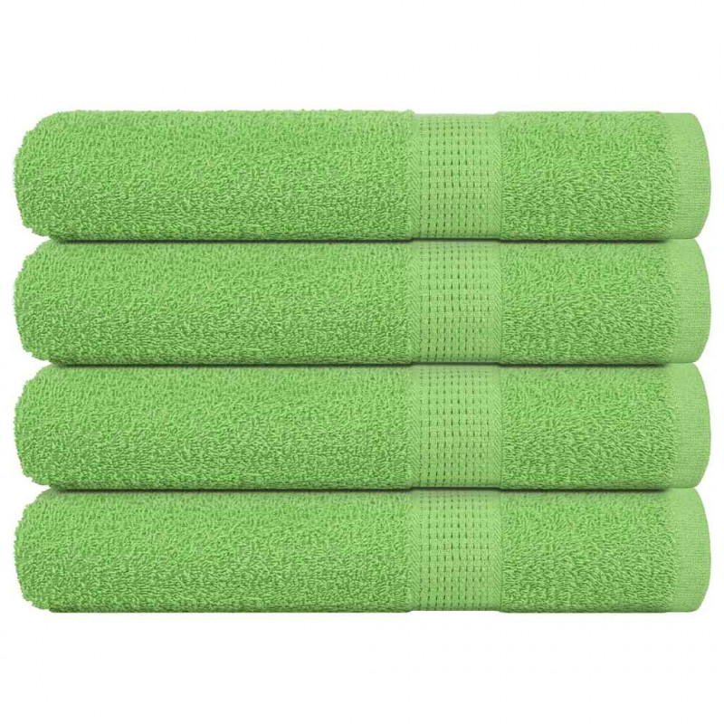 Ręczniki, FROGN, 4 szt, zielone jabłko, 100x200 cm, 360 g/m²