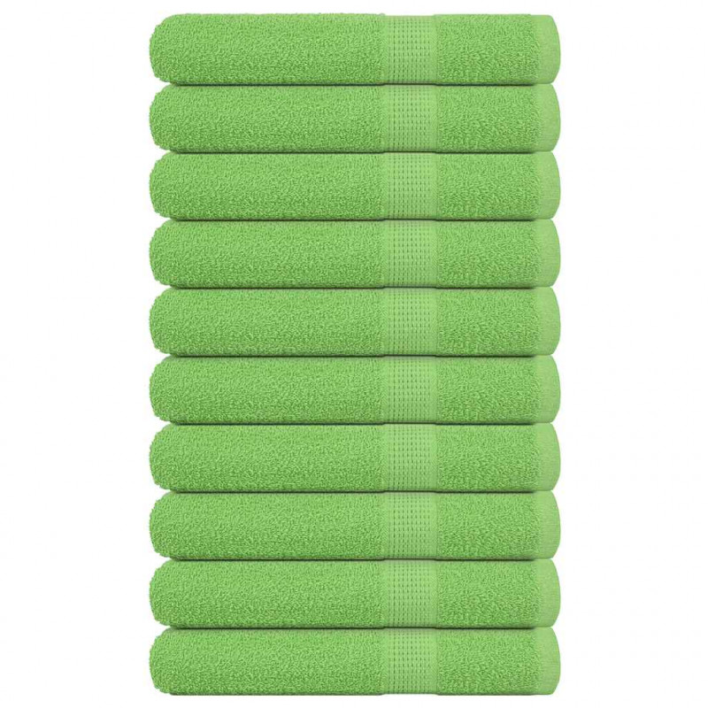 Ręczniki, FROGN, 10 szt, zielone jabłko, 100x200 cm, 360 g/m²