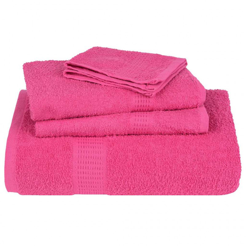 Ręczniki, FROGN, 4 szt., różowe, 30x30 cm, 360 g/m²
