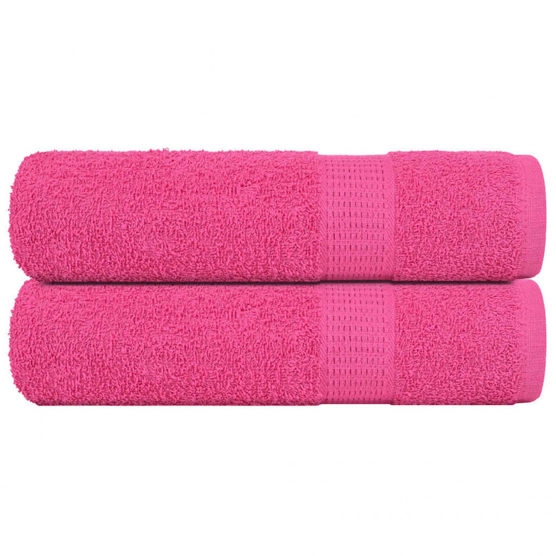 Ręczniki do rąk, FROGN, 2 szt, różowe, 50x100 cm, 360 g/m²