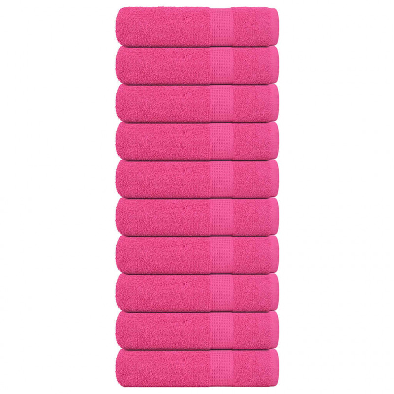 Ręczniki kąpielowe, FROGN, 10 szt, różowe, 70x140 cm, 360 g/m²