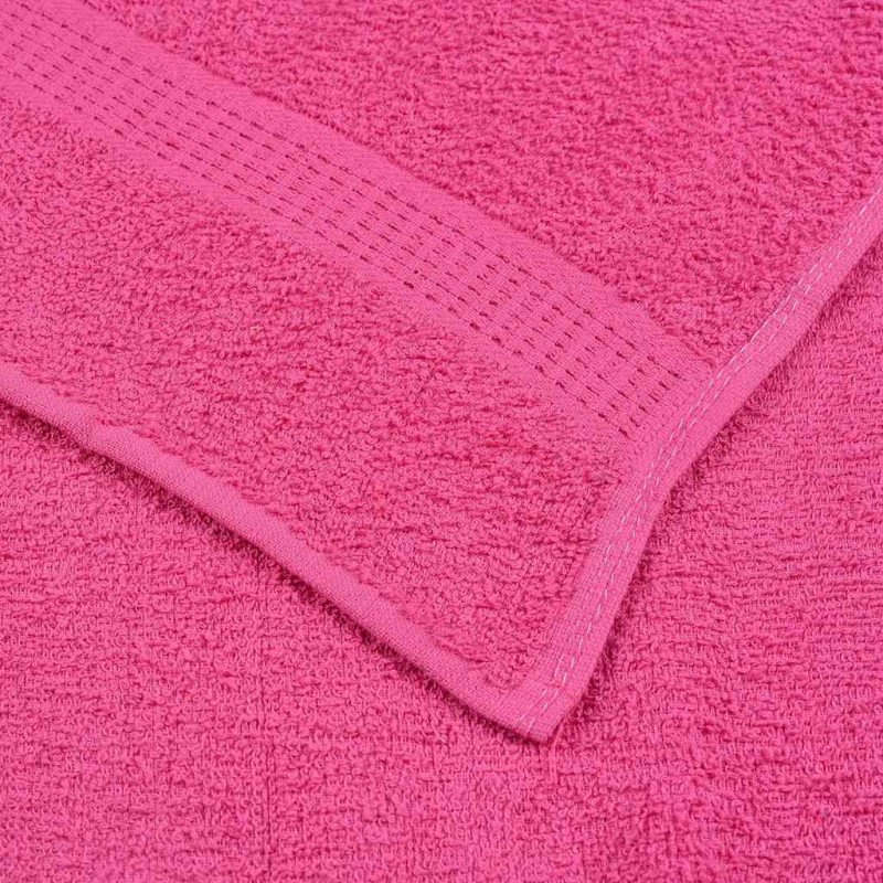 Ręczniki kąpielowe, FROGN, 10 szt, różowe, 100x150 cm, 360 g/m²
