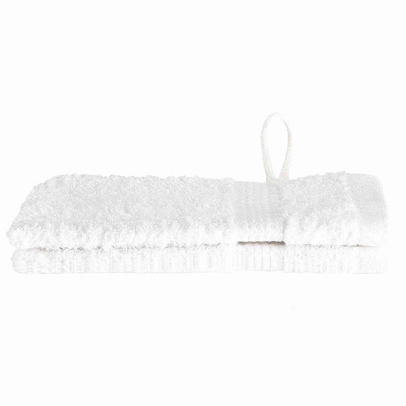 Ręcznik Gościnny SOLUND 2 pcs Biały 15 x 21 cm 550 gsm