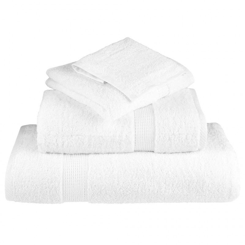 Ręcznik Gościnny SOLUND 2 pcs Biały 15 x 21 cm 550 gsm