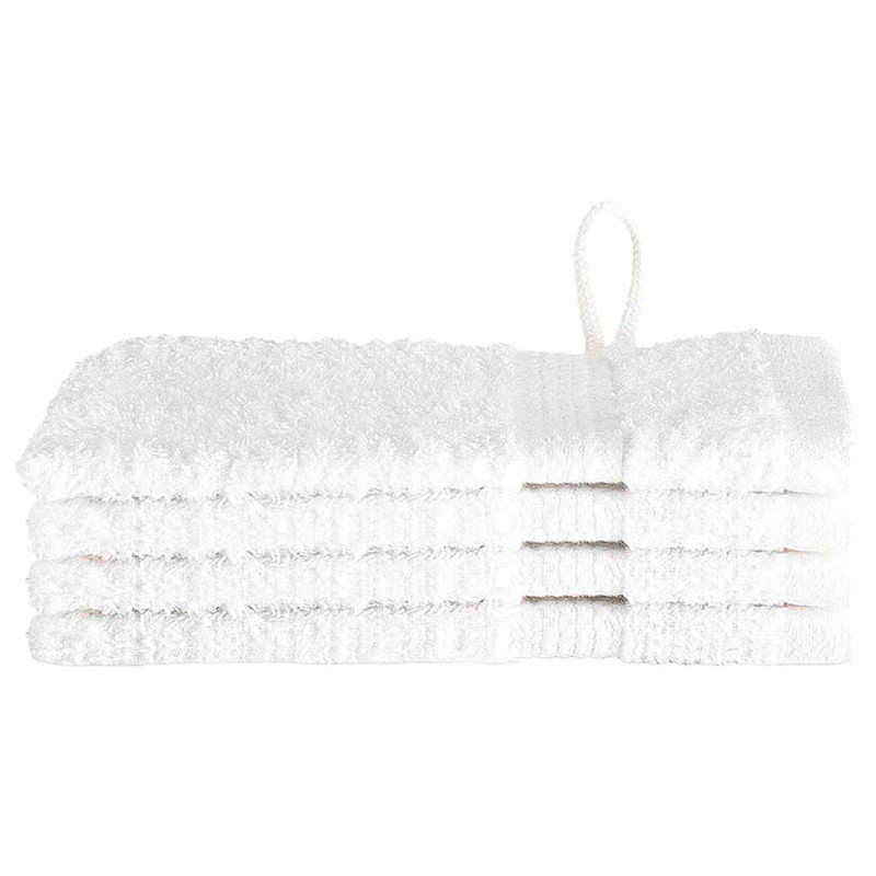 Ręcznik Gościnny SOLUND 4 pcs Biały 15 x 21 cm 550 gsm