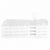 Ręcznik Gościnny SOLUND 4 pcs Biały 15 x 21 cm 550 gsm