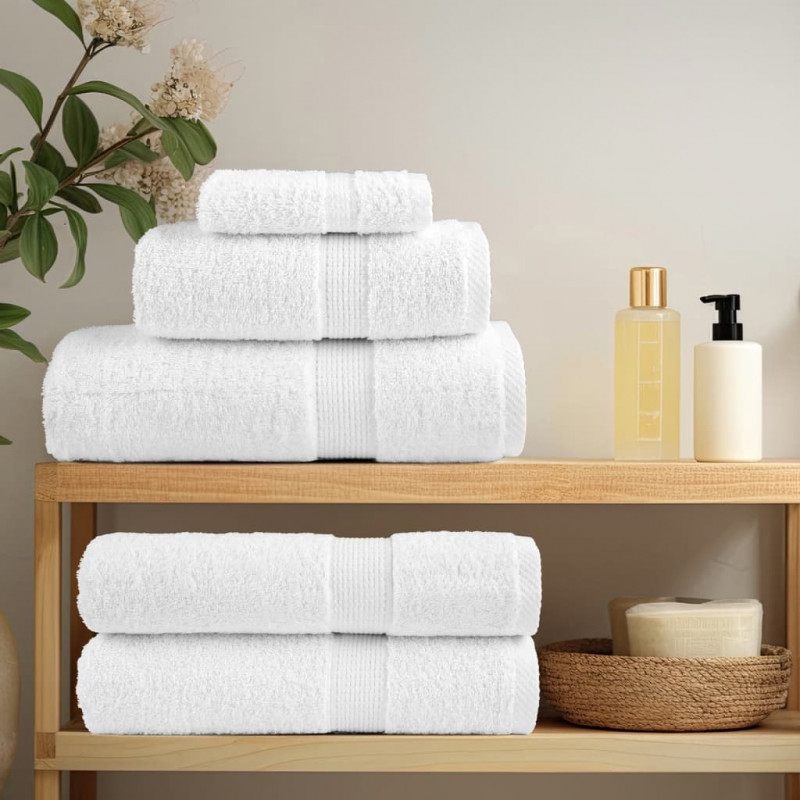 Ręczniczki premium, SOLUND, 50 szt., białe, 15x21 cm, 600 g/m²