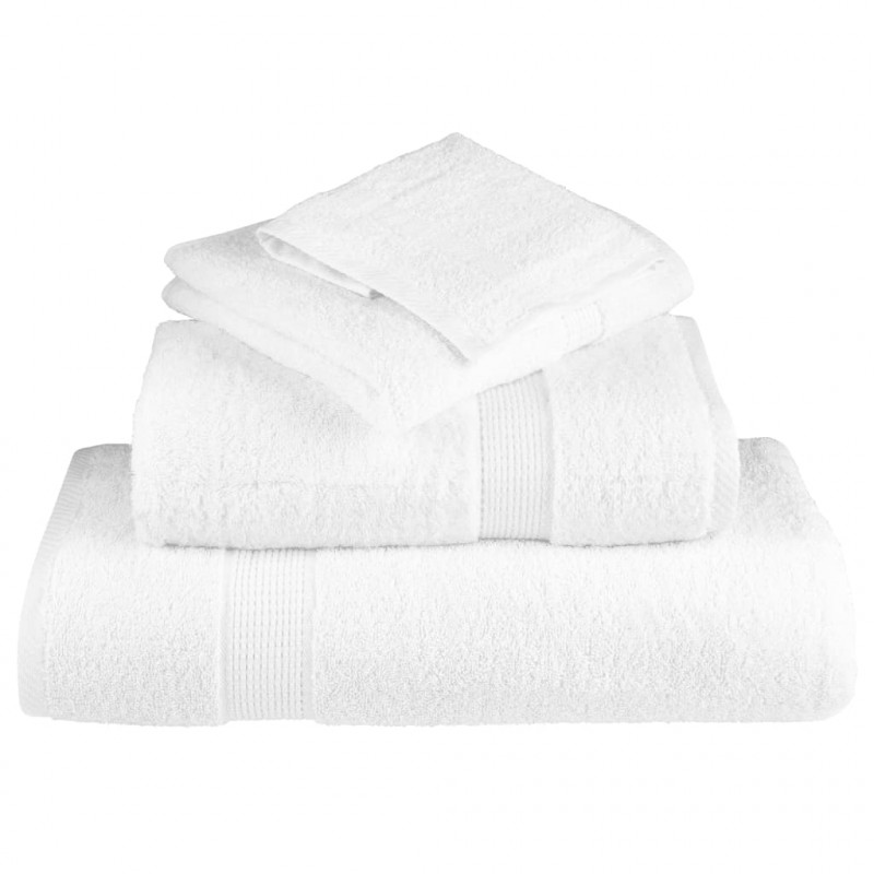 Ręczniczki premium, SOLUND, 10 szt., białe, 30x50 cm, 600 g/m²