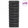 Ręczniki premium, SOLUND, 50 szt., antracytowe, 15x21 cm, 600 g/m²