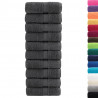 Ręczniki premium, SOLUND, 50 szt., antracytowe, 15x21 cm, 600 g/m²