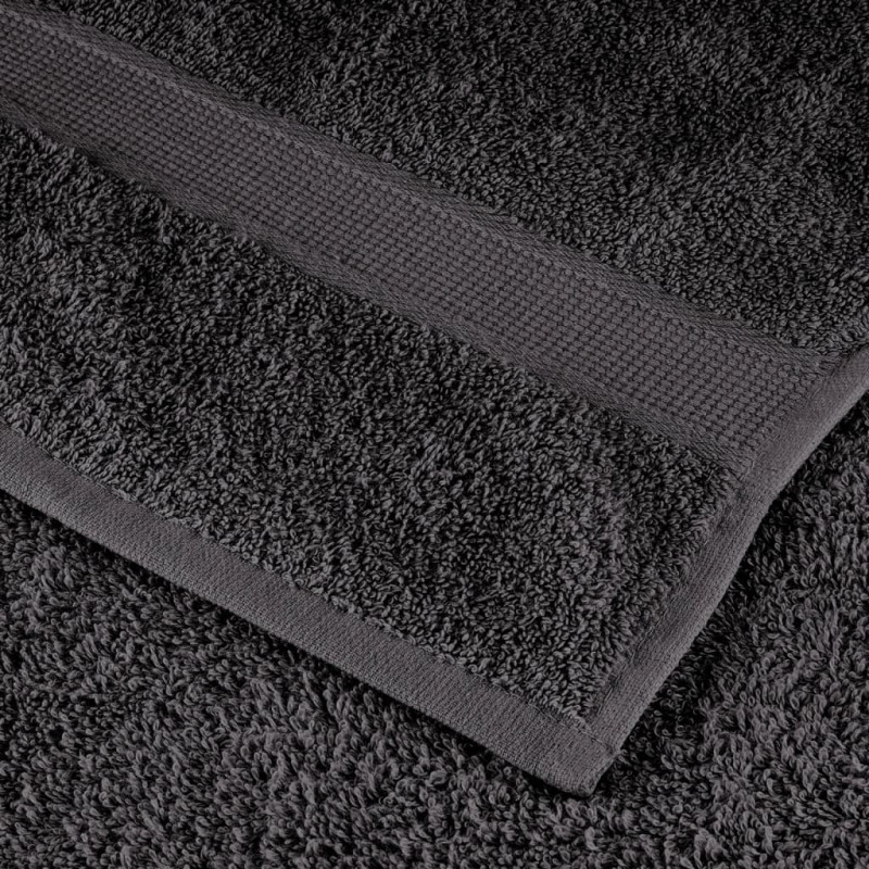 Ręczniki premium, SOLUND, 50 szt., antracytowe, 15x21 cm, 600 g/m²
