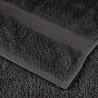 Ręczniki premium, SOLUND, 50 szt., antracytowe, 15x21 cm, 600 g/m²