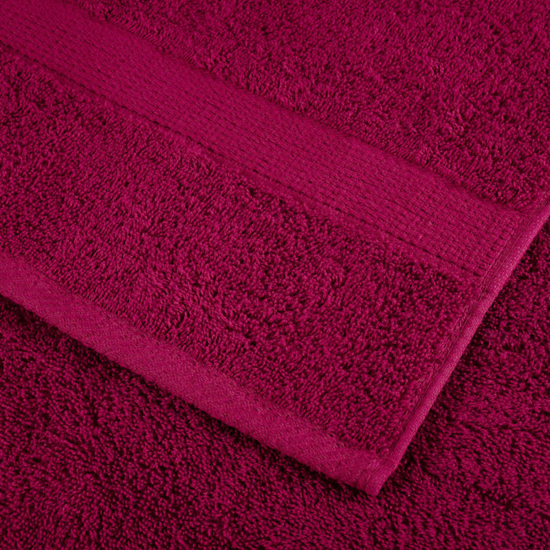Ręcznik Gościnny SOLUND 2 pcs Bordowy 15 x 21 cm 550 gsm