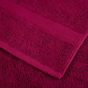 Ręcznik Gościnny SOLUND 2 pcs Bordowy 15 x 21 cm 550 gsm
