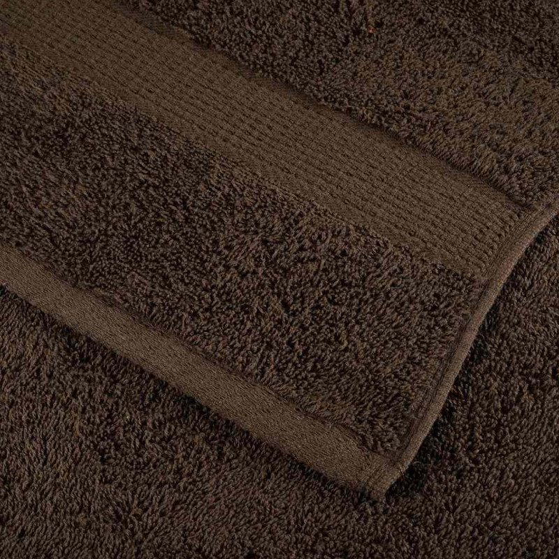 Ręcznik Gościnny SOLUND 2 pcs Brązowy 15 x 21 cm 550 gsm