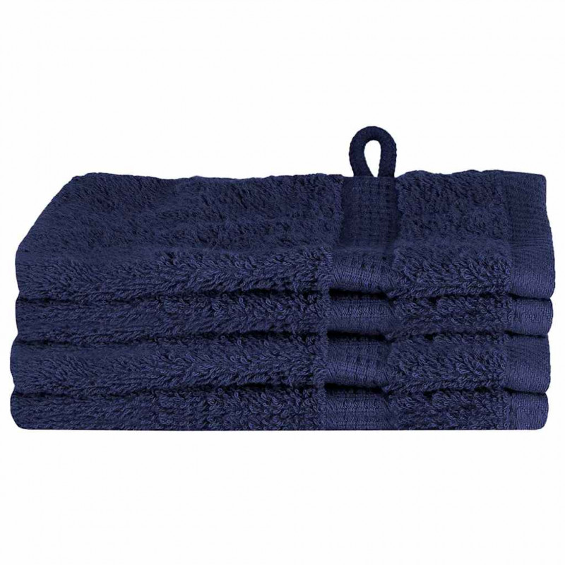 Ręcznik Gościnny SOLUND 4 pcs Granatowy 15 x 21 cm 550 gsm