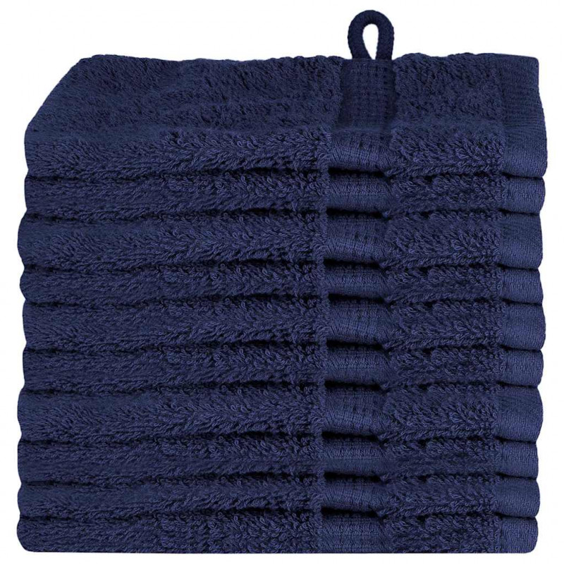 Ręcznik Gościnny SOLUND 10 pcs Granatowy 15 x 21 cm 550 gsm