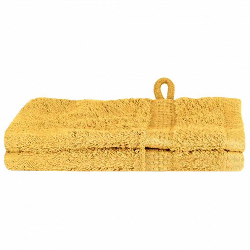 Ręcznik Gościnny SOLUND 2 pcs złoty 15 x 21 cm 550 gsm