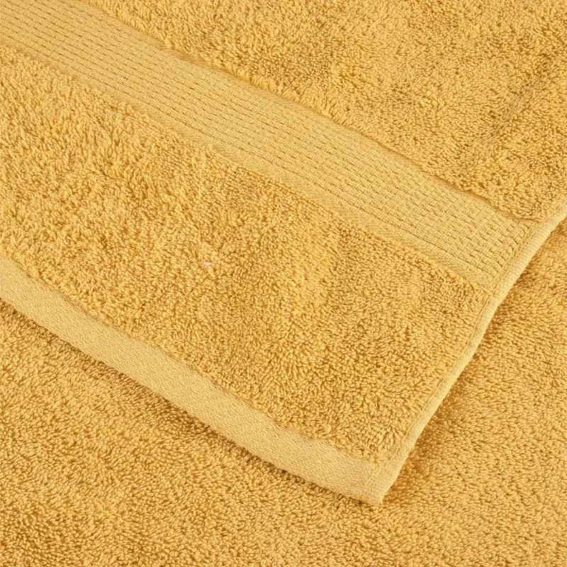 Ręcznik Gościnny SOLUND 4 pcs złoty 15 x 21 cm 550 gsm
