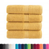 Ręczniczki premium, SOLUND, 4 szt., złote, 30x50 cm, 600 g/m²