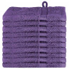 Ręcznik Gościnny SOLUND 10 pcs Fioletowy 15 x 21 cm 550 gsm