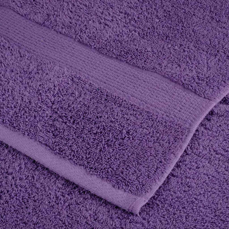 Ręcznik Gościnny SOLUND 10 pcs Fioletowy 15 x 21 cm 550 gsm