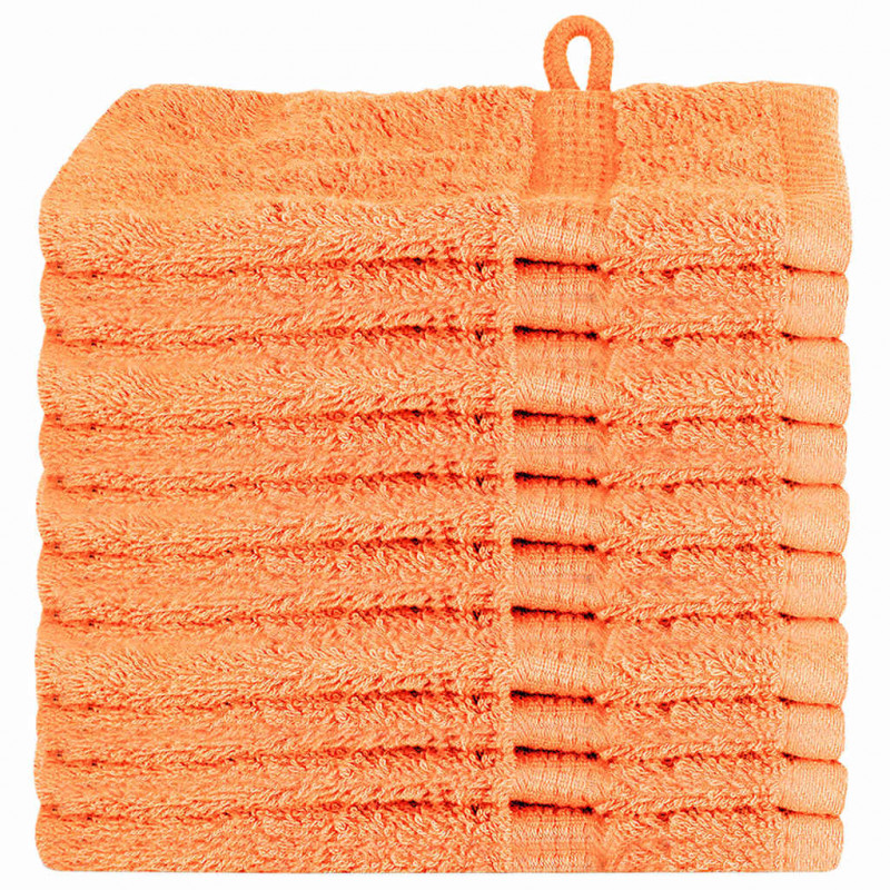 Ręcznik Gościnny SOLUND 10 pcs Pomarańczowy 15 x 21 cm 550 gsm