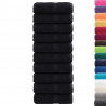 Ręczniczki premium SOLUND, 10 szt., czarne, 30x50 cm, 600 g/cm²