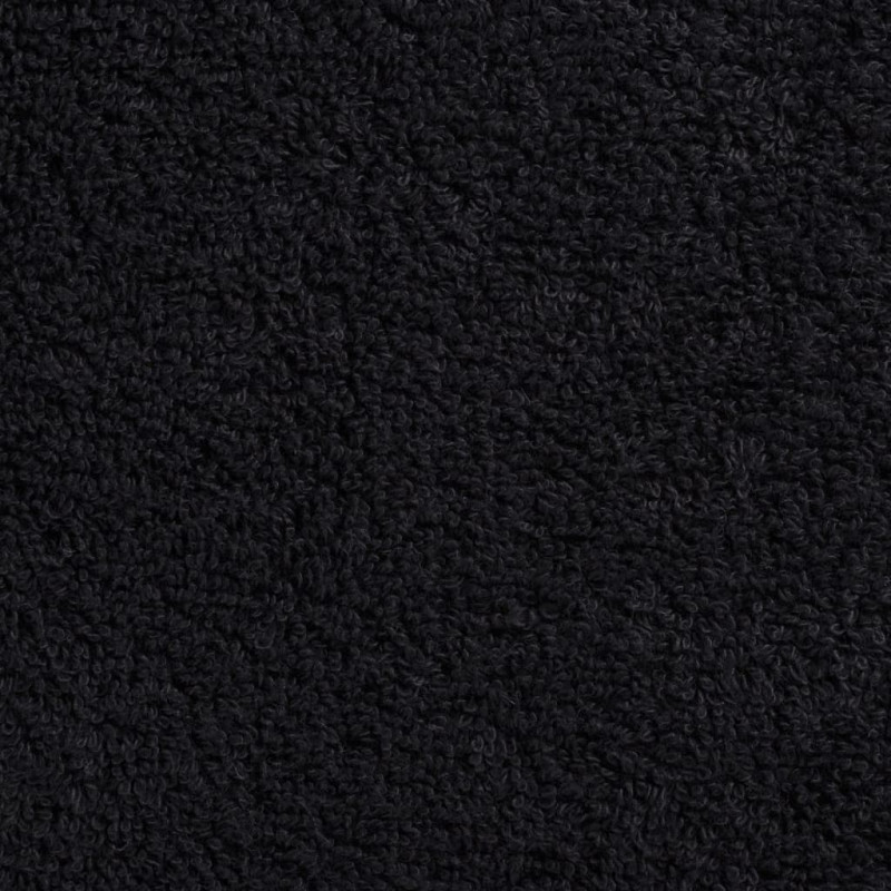 Ręczniczki premium SOLUND, 10 szt., czarne, 30x50 cm, 600 g/cm²