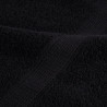 Ręczniczki premium SOLUND, 10 szt., czarne, 30x50 cm, 600 g/cm²