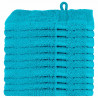 Ręcznik Gościnny SOLUND 10 pcs Turkusowy 15 x 21 cm 550 gsm