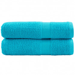 Ręczniki premium SOLUND 2 szt., turkusowe, 50x100 cm, 600 g/cm²