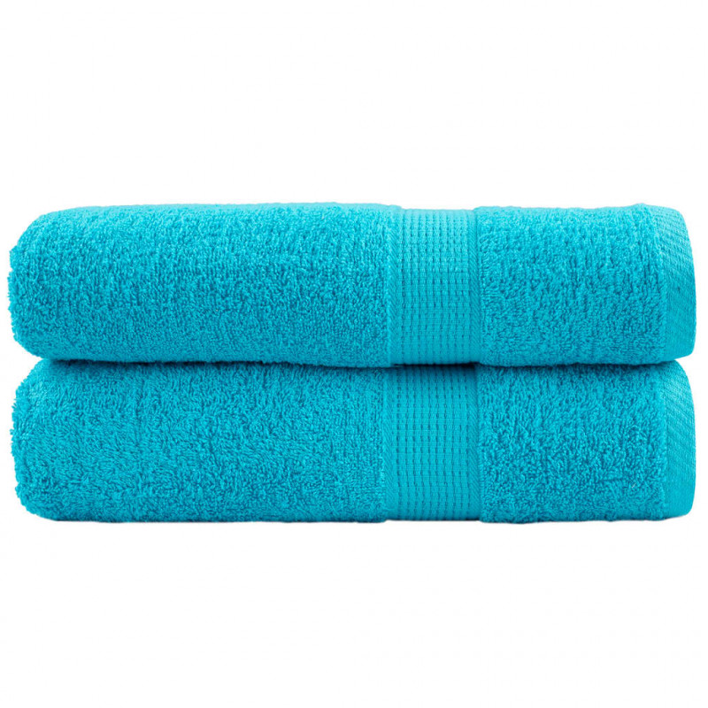 Ręczniki premium SOLUND 2 szt., turkusowe, 50x100 cm, 600 g/cm²