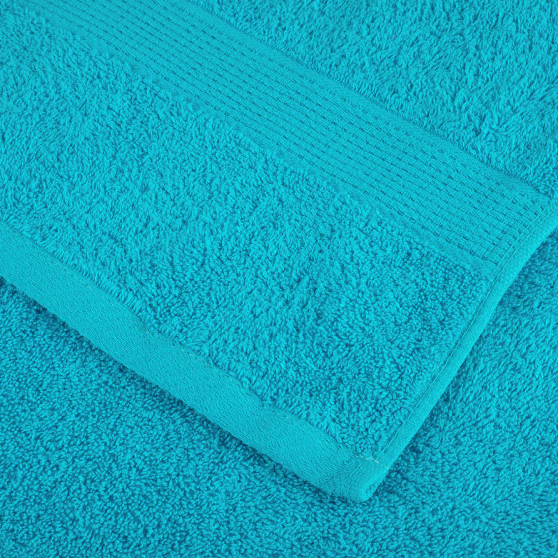 Ręczniki premium SOLUND 2 szt., turkusowe, 50x100 cm, 600 g/cm²