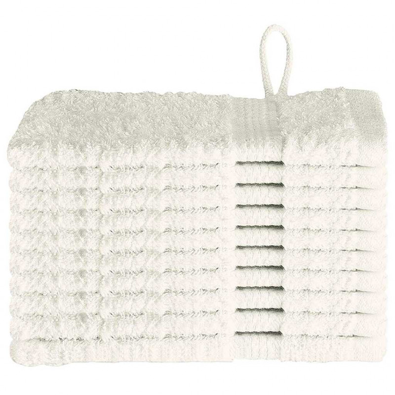 Ręcznik Gościnny SOLUND 10 pcs Kremowy 15 x 21 cm 550 gsm