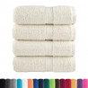 Ręczniczki premium SOLUND, 4 szt., kremowe, 30x50 cm, 600 g/cm²