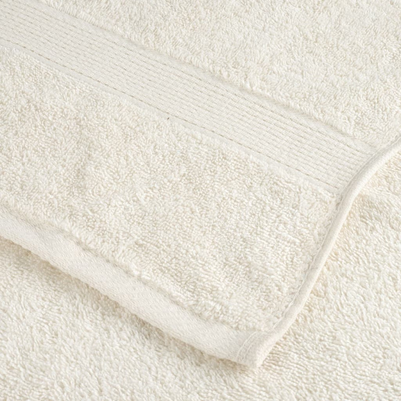 Ręczniczki premium SOLUND, 4 szt., kremowe, 30x50 cm, 600 g/cm²