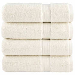 Ręczniki premium SOLUND, 4 szt., kremowe, 50x100 cm, 600 g/cm²